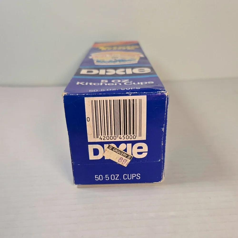 Vintage Trivia Time Dixie 5oz Kitchen Cups NEW‎ 3rd Series 50 Count